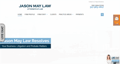 Desktop Screenshot of jasonmaylaw.com